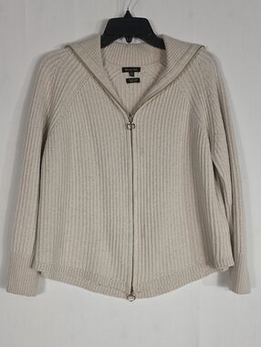 Massimo dutti  knit Zip up wool & cashmere Sweater cardigan